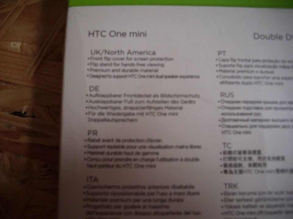 Handy - Hülle f. HTC One Mini - Neu / OVP in Wöllstein