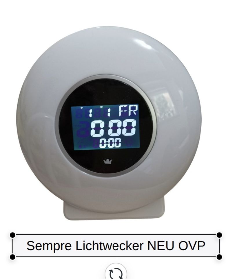 Wecker Lichtwecker LED Wake up light Tageslichtwecker Radiowecker in Fürstenfeldbruck