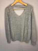 NA-KD Pullover Strick grau Größe S oversize Hessen - Trebur Vorschau