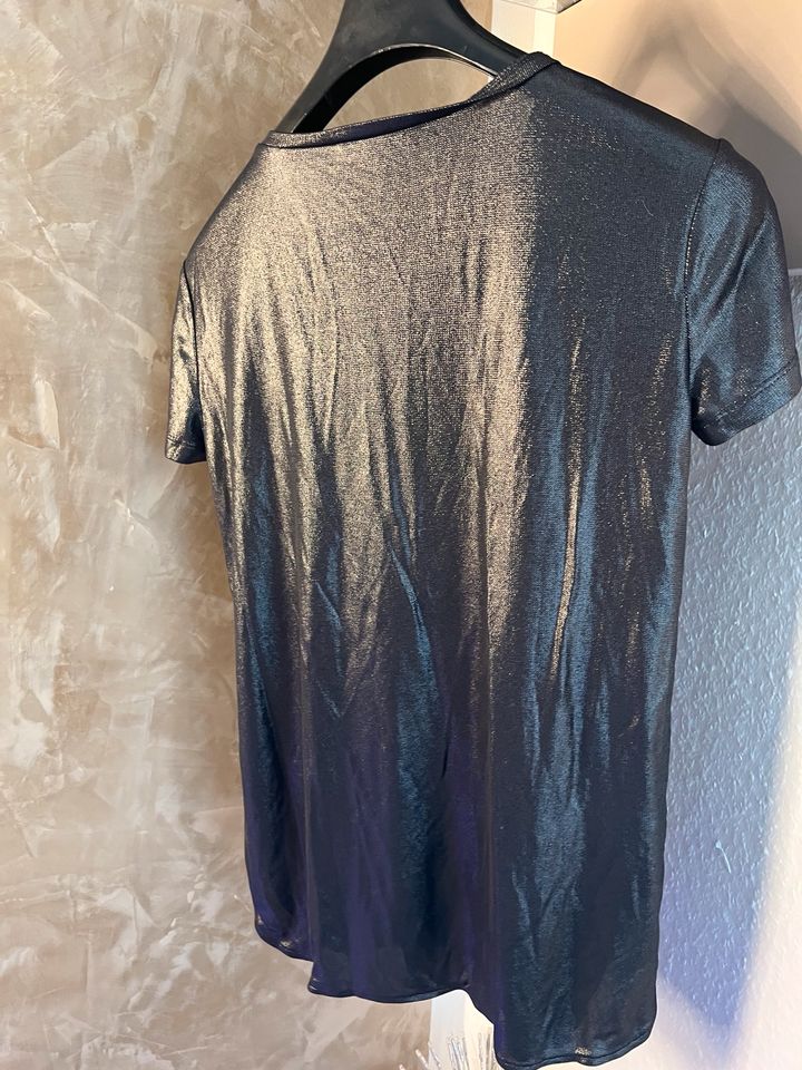 Max Mara SHIRT M marine/metallic NEU in Düsseldorf