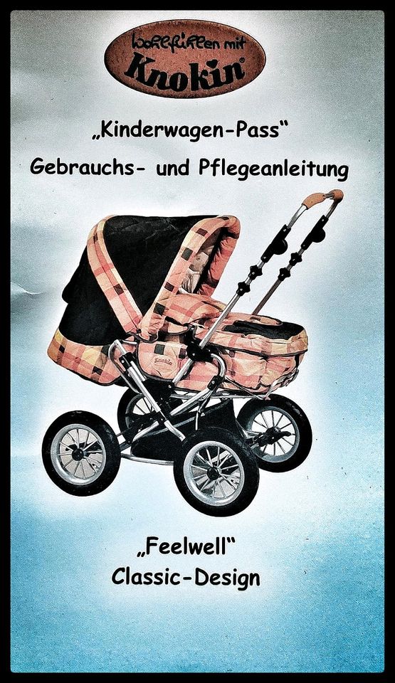 Knokin Feelwell Wohlfühl Kinderwagen schadstofffrei Textilien NEU in Hannover