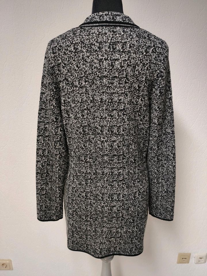 w. Neu Peter Hahn 100% Wolle Strickjacke Strick Mantel Cardigan M in Jülich