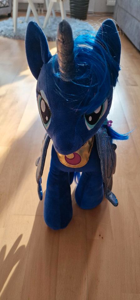 BUILD A BEAR LUNA MY LITTLE PONY BLAU EINHORN W. NEU KUSCHELTIER in Leipzig