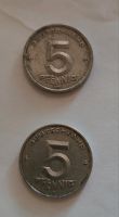 5 Pfennig Münze, 1948 A, 1949 A Sachsen - Königsbrück Vorschau