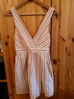 Zara Kleid Sommerkleid weiß orange gestreift XS Baden-Württemberg - Schorndorf Vorschau