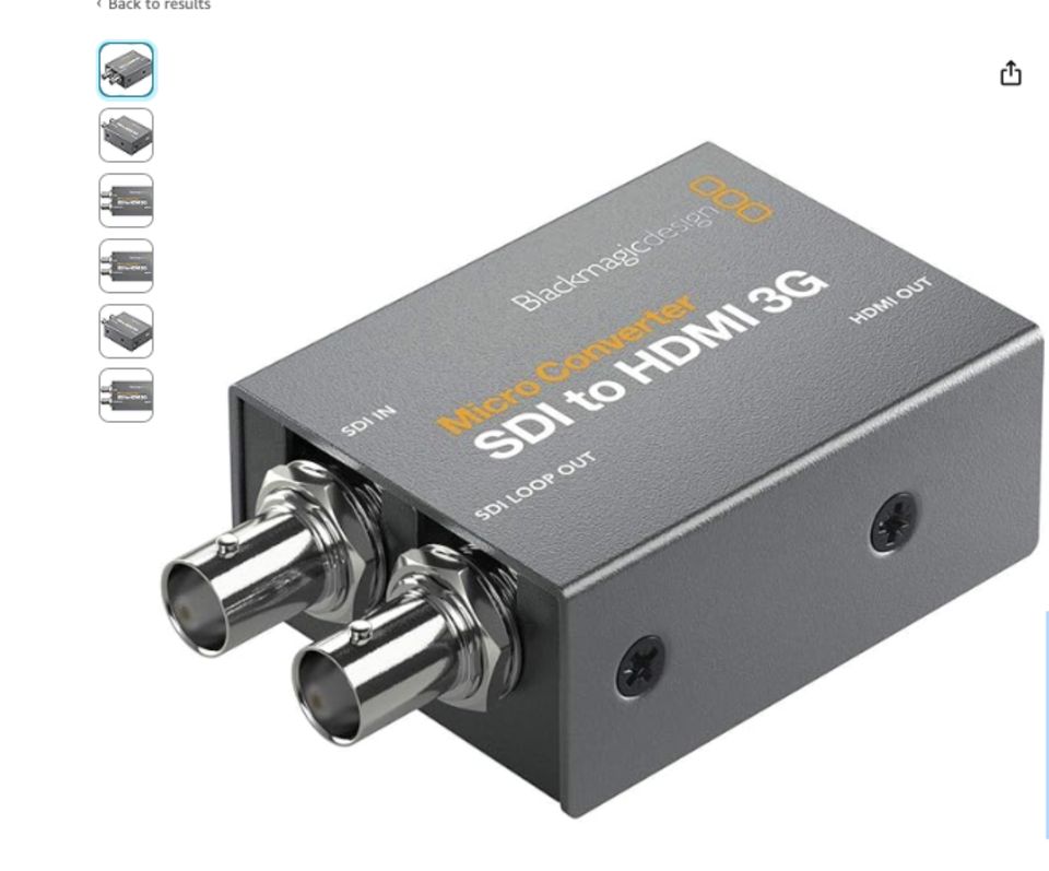 Blackmagic Micro Converter SDI to HDMI 3G - (CONVCMIC/SH03G) in Konstanz
