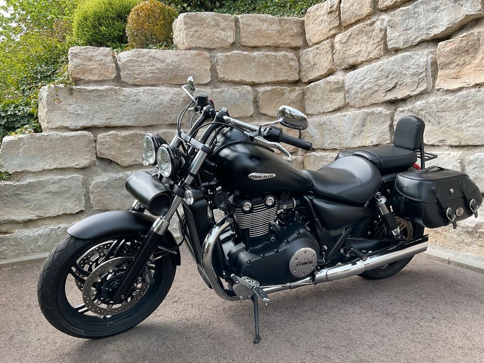 Triumph Thunderbird Storm ABS Matt Black Top Zustand in Wiesensteig