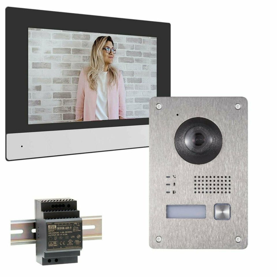 2-Draht Video Sprechanlage SET: 2MP 170° + 7" WLAN Touch TFT in Regensburg