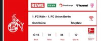 2 Tickets FC KÖLN vs. UNION BERLIN  am 11.05.2024 O16 Niedersachsen - Friedeburg Vorschau