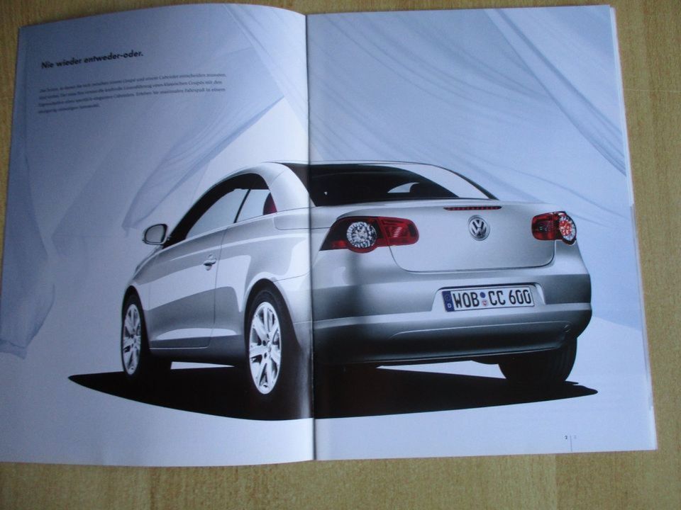 Autokatalog vom VW Eos Cabriolet Modelljahr 2006 in Immenhausen