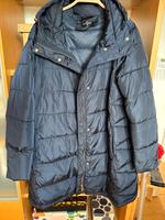 Winterjacke/Mantel, dunkelblau, Größe 42 mit Kapuze Bayern - Baiersdorf Vorschau