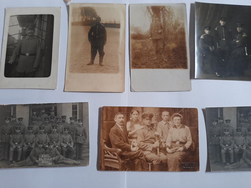 Konvolut Soldatenfotos Bilder 1. Weltkrieg aus Nachlass in Neunkirchen-Seelscheid