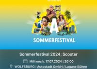 2x Scooter Tickets Autostadt Sommerfestival 17.07.24 Niedersachsen - Wolfsburg Vorschau