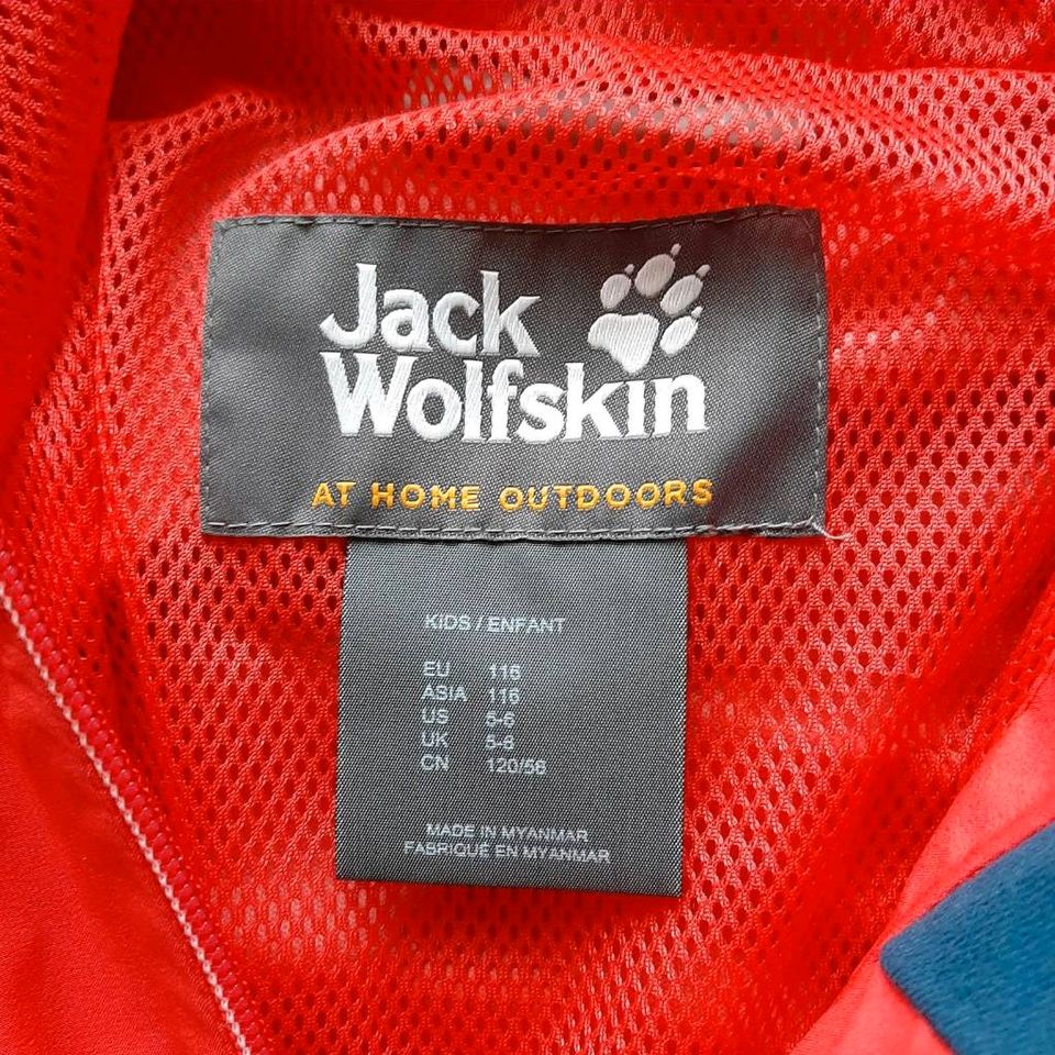 Jack Wolfskin Original Regenjacke Jacke Windjacke 116 neu apricot in Langenberg