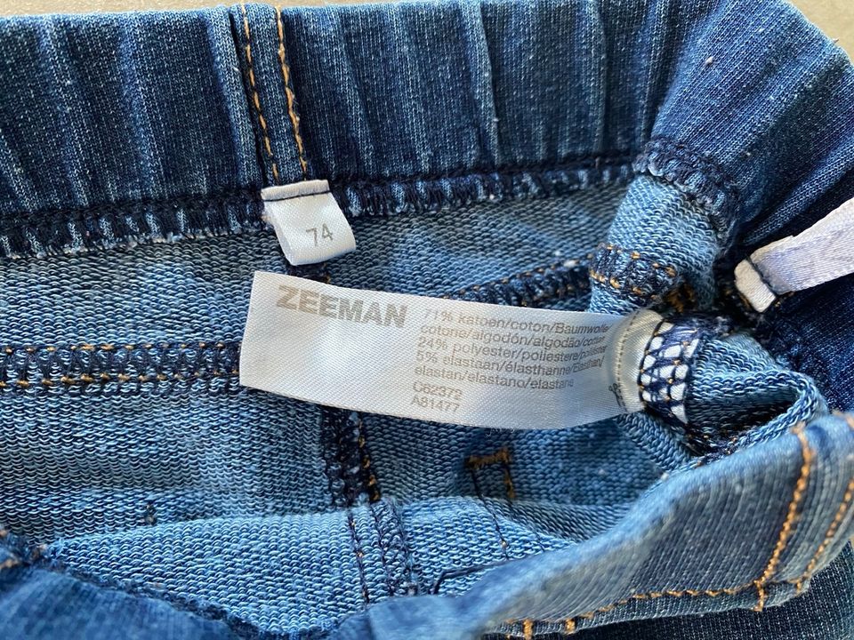 Baby Jeans Hose in Größe 74 in Schwabhausen