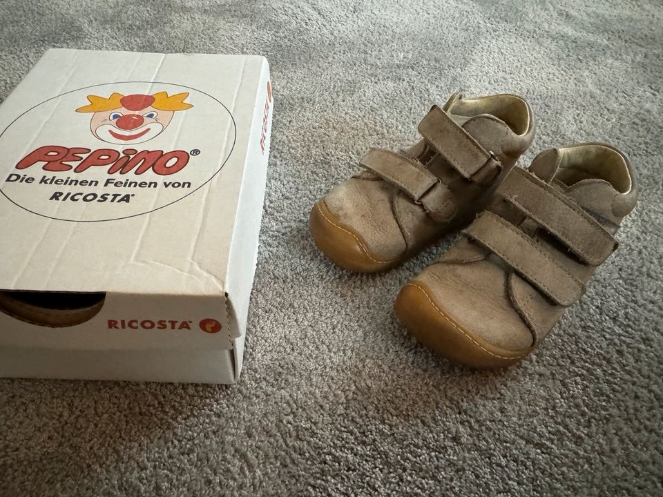 Pepino Lauflernschuhe Gr 21 mittlere Weite Chrisy beige in Landau in der Pfalz