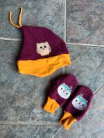 Mütze und Handschuhe Wollwalk Handmade beere Niedersachsen - Dassel Vorschau