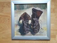 Ölgemälde Kopie, Schuhe mit Schnürsenkeln nach Vincent van Gogh Niedersachsen - Jembke Vorschau