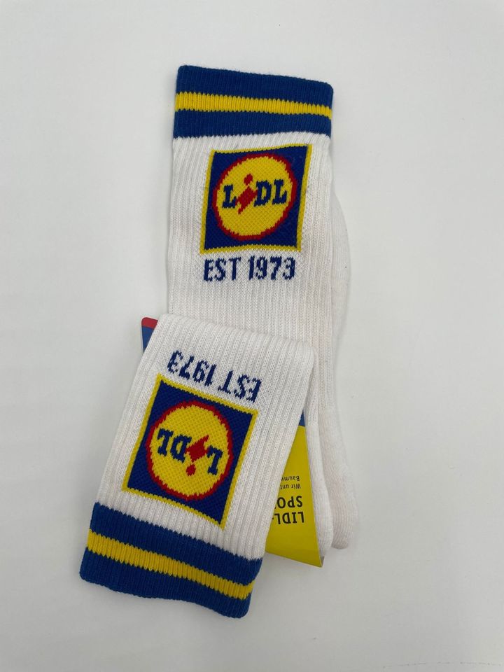Lidl Sportsocken EU 43-46 Socken Weiß Limitierte Kollektion 2023 in Jestetten