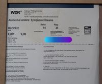 3 Karten Ticket 28 - Anime mal anders (WDR) - 18.04.24 Köln - Mülheim Vorschau