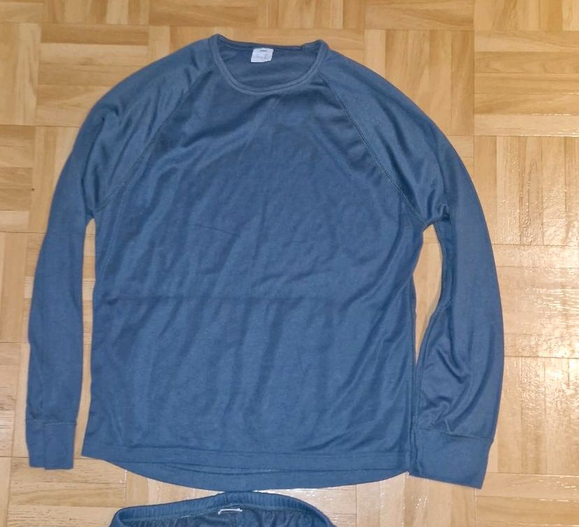 "TCM" Herren Skiunterwäsche Größe 7 / XL blau Hose und Shirt in Bebra