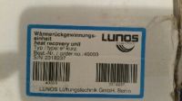 Lunos 040003 Lüftung mit Wärmerückgewinnung Schleswig-Holstein - Flensburg Vorschau