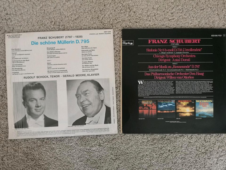 3 LPs Schallplatten Klassik Schubert in Berlin