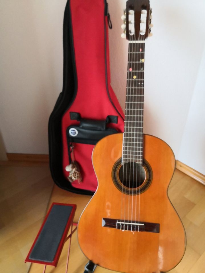 Gitarre Valdez E/53 mit Zubehör in Freiburg im Breisgau