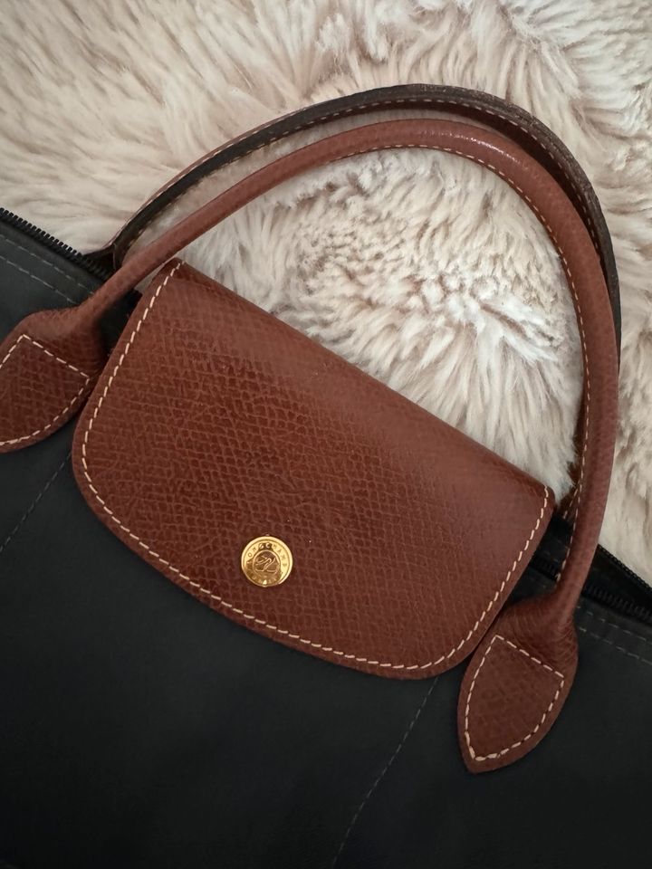 Handtasche - Longchamp - anthrazit - wie NEU in Grebenhain