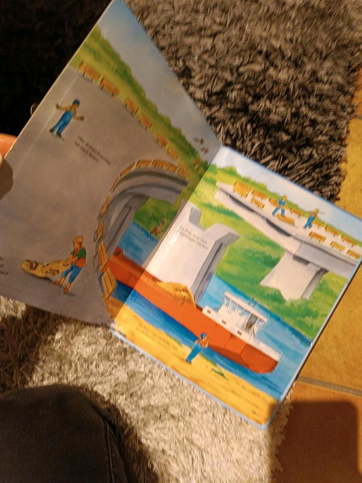 Magnetbuch Auf der Baustelle Spiel Spaß Magnet Junge Bagger in Bielefeld