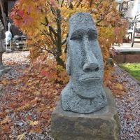 Osterinsel Moai Kopf Gartenfigur Steinfigur Nordrhein-Westfalen - Korschenbroich Vorschau