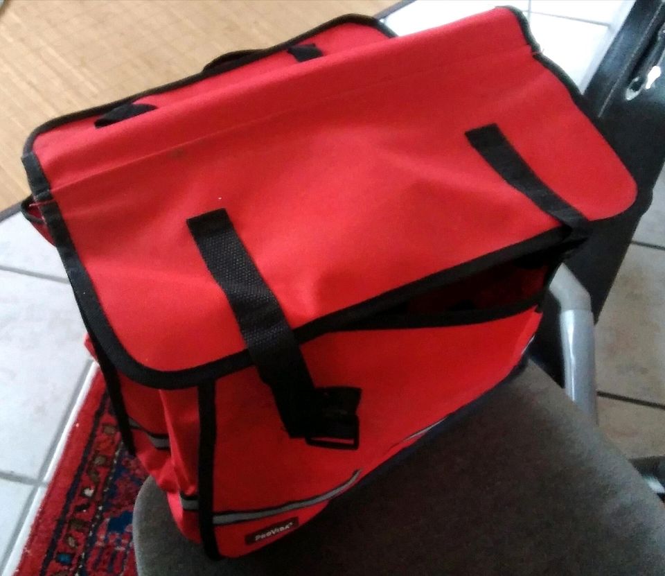 Fahrradtasche Gepäck Tasche rot in Lengerich