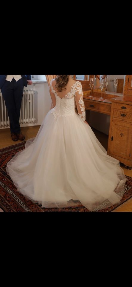 Hochzeitskleid Ivory von Tres Chic, Gr. 34 in Schwandorf