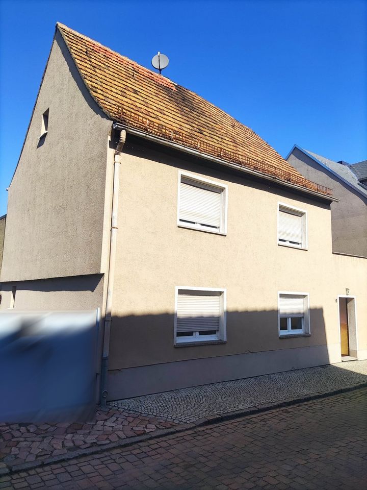 Einfamilienhaus mit viel Gestaltungspotenzial und gemütlichen Innenhof im Zentrum von Belgern in Belgern