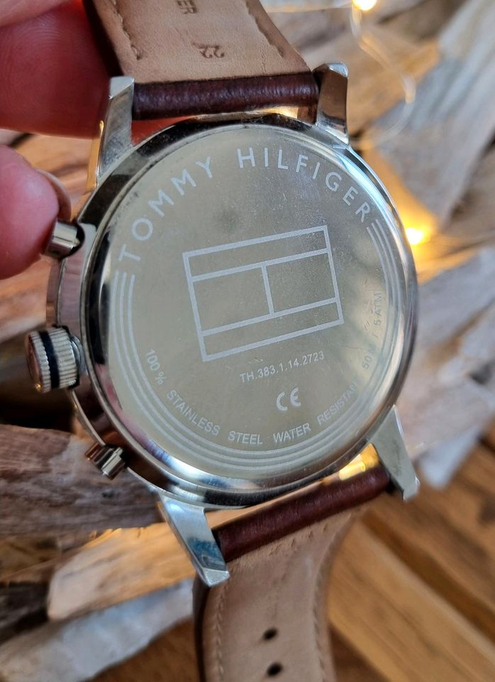 Herren Armbanduhr von Tommy Hilfiger Uhr Leder in Vlotho