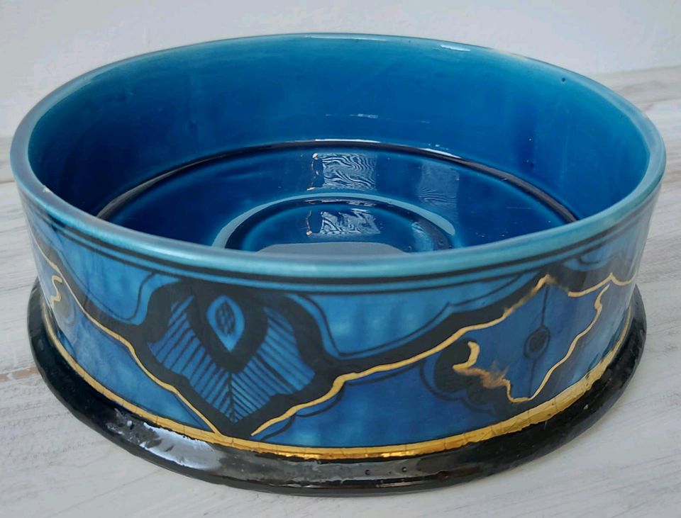 Blaue Keramik Deko in Lübeck