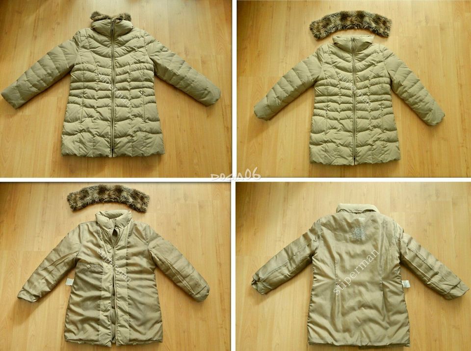 GERRY  WEBER  Daunen  Winterjacke  Steppjacke  Gr. 36  Beige TOP in Neuss