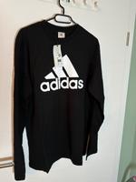 Adidas Langarmshirt L 40 schwarz Shirt Oberteil Logoprint NEU Nordrhein-Westfalen - Brilon Vorschau