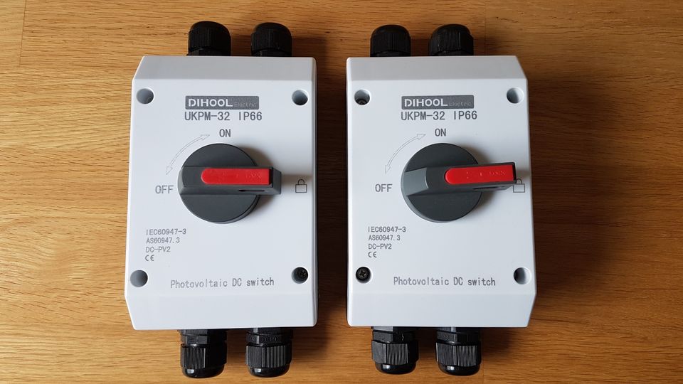 Dihool PV DC Trennschalter UKPM-32 Neu 2 Stück in Baden