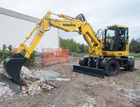 Radbagger mieten Komatsu PW118 MR-11, Baumaschinenverleih Bayern - Westheim Vorschau