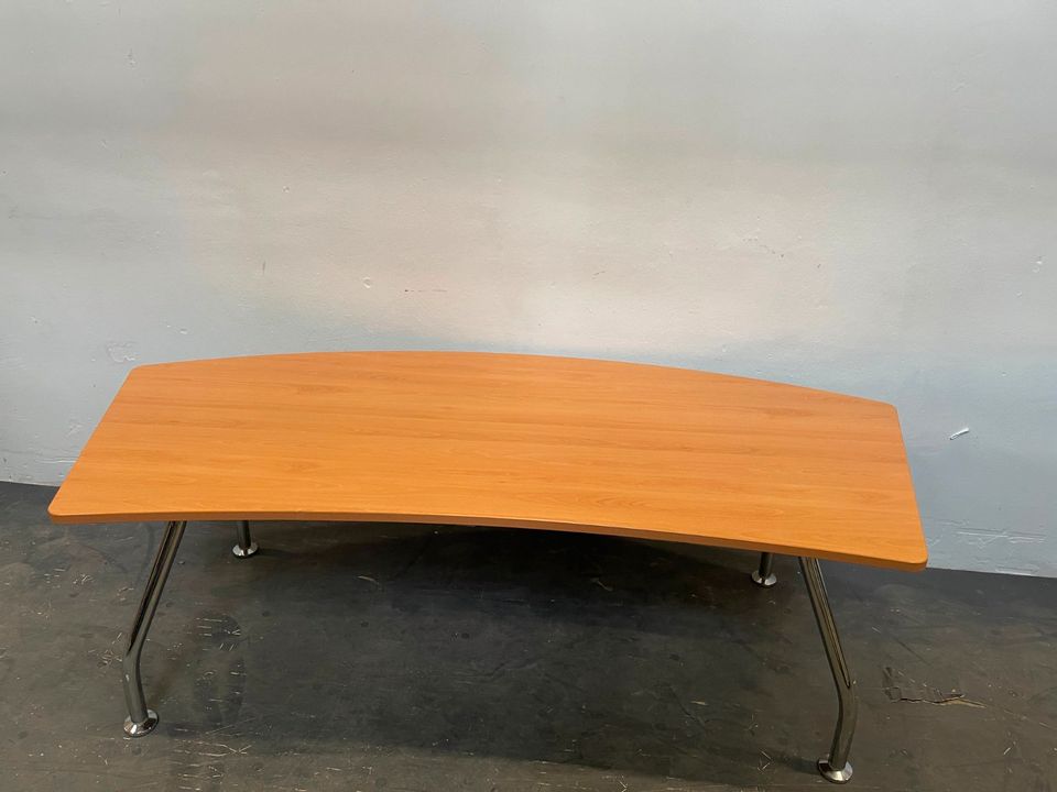 ❗️6x Werndl Steelcase Schreibtisch Bürotisch Buche Besprechungstisch Konferenztisch Büro Besuchertisch Pausentische Ablagetisch Hochwertig Design Designmöbel Büromöbel Lieferung möglich Kaffeetisch in Linden