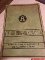 Katalog der Firma Appel & Co  Dresden 1939 Innendekoration Rheinland-Pfalz - Frankenthal (Pfalz) Vorschau