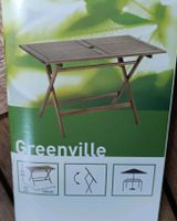 Gartentisch 120x70cm Holz Nagelneu greenville Holztisch Nordrhein-Westfalen - Uedem Vorschau