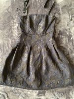 H&m Kleid Cocktailkleid Minikleid dunkelblau 38 schulterfrei Bayern - Germering Vorschau