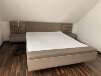 Schlafzimmer komplett Set Grau/Holzoptik Hessen - Hainburg Vorschau