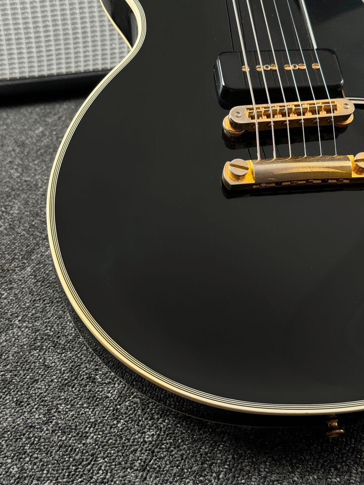 2014 Gibson LTD Les Paul Custom Historic P90 Ebony Black in Kiefersfelden