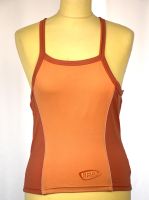 TCM Damen T-Shirt mit BH Sporttop Laufshirt Orange Braun Gr.38/40 Hessen - Herleshausen Vorschau