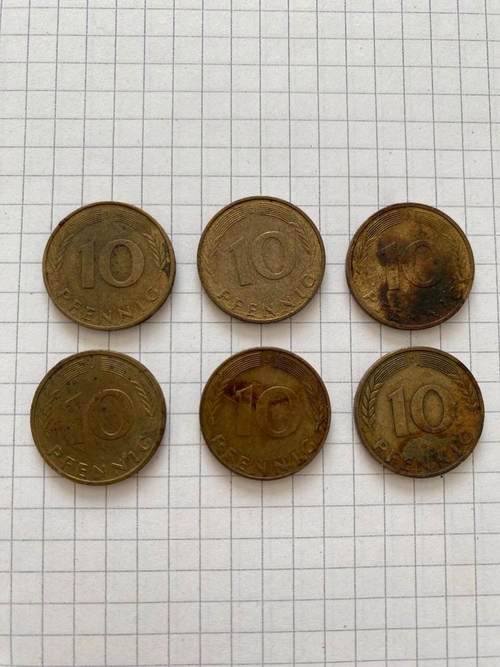 Sechser-Set «10 Pfennig» in Kiel
