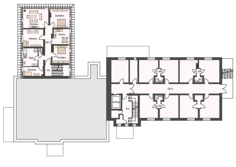 560€/m² vermietbare Fläche! Herausragendes Investitionsobjekt mit enormen Mietsteiergungspotenzial in Bad Berneck i. Fichtelgebirge