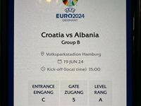 4x Fans First Croatia vs Albania Düsseldorf - Friedrichstadt Vorschau